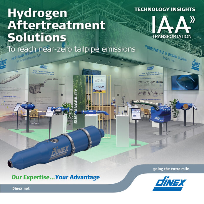 Highlights from IAA - Dinex Solutions for Hydrogen Engines